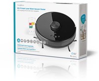 Robotstofzuiger Nedis Smartlife wifi laser 3-in-1 zwart