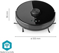 Robotstofzuiger Nedis Smartlife wifi laser 3-in-1 zwart-3