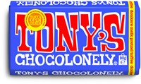 Chocolade Tony's Chocolonely donkere melk pretzel toffee reep 90 gram-2
