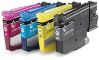 Inktcartridge Brother LC-527XL zwart + 3 kleuren-2