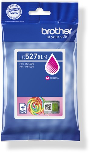 Inktcartridge Brother LC-527XLM rood
