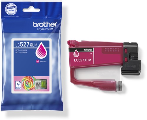 Inktcartridge Brother LC-527XLM rood-3
