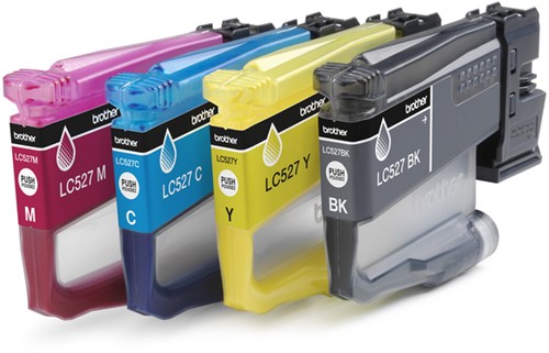 Inktcartridge Brother LC-527 zwart + 3 kleuren-2