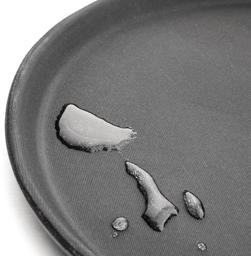 Dienblad Olympia Kristallon antislip rond Ø35.6cm PP zwart-1