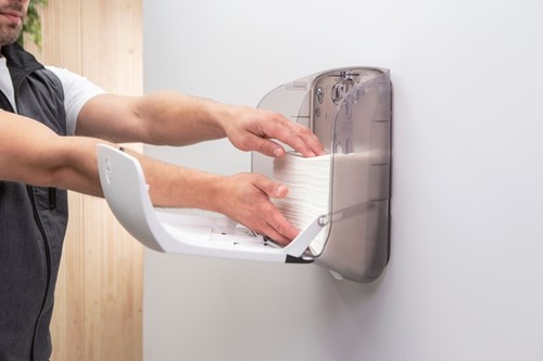 Handdoekdispenser Katrin klein zwart 88966-1