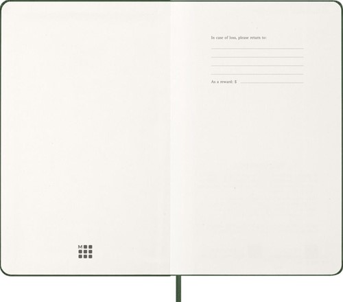 Agenda 2027 Moleskine 12M Planner Weekly 7dagen/1pagina large hc myrtle green-2