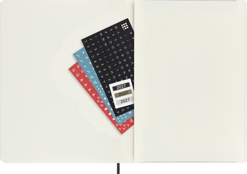 Agenda 2027 Moleskine 12M Planner Weekly 7dagen/1pagina xl sc black-3