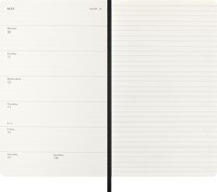 Agenda 2027 Moleskine 18M Planner Weekly 7dagen/1pagina large sc black-3