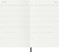 Agenda 2027 Moleskine 18M Planner Weekly 7dagen/1pagina large sc black-1