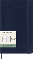 Agenda 2027 Moleskine 18M Planner Weekly 7dagen/1pagina large sc sapphire blue