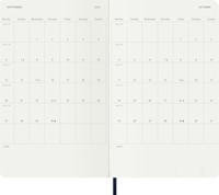 Agenda 2027 Moleskine 18M Planner Weekly 7dagen/1pagina large sc sapphire blue-1