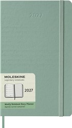 Agenda 2027 Moleskine 12M Planner Weekly 7dagen/1pagina large hc sage green