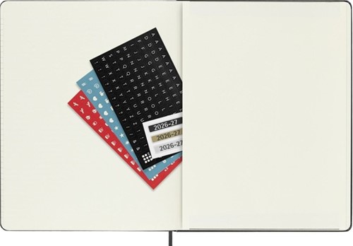 Agenda 2027 Moleskine 18M Planner Weekly 7dagen/1pagina xl hc black-3