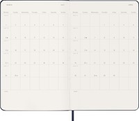 Agenda 2027 Moleskine 18M Planner Weekly 7dagen/1pagina large hc sapphire blue-1