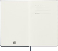Agenda 2027 Moleskine 18M Planner Weekly 7dagen/1pagina large hc sapphire blue-2