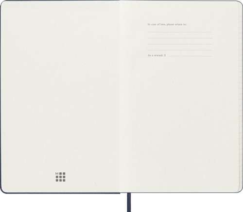 Agenda 2027 Moleskine 18M Planner Weekly 7dagen/1pagina large hc sapphire blue-2