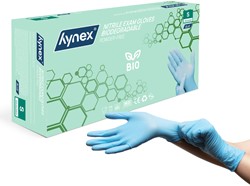 Handschoen Hynex nitril Bio S blauw 3.5gr 100 stuks