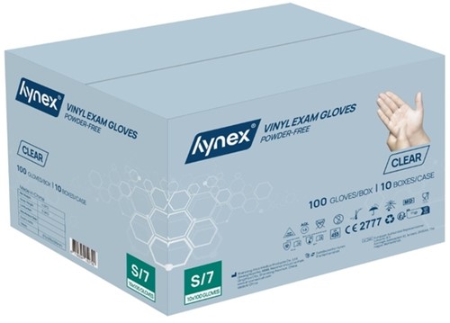 Handschoen Hynex vinyl S transparant 4.5gr 100 stuks-1