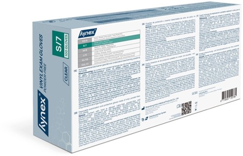 Handschoen Hynex vinyl S transparant 4.5gr 100 stuks-2