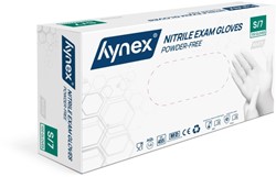 Handschoen Hynex nitril S wit 3.5gr 100 stuks