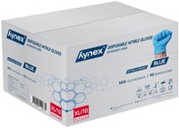 Handschoen Hynex nitril XL blauw 5gr extra sterk 100 stuks-1