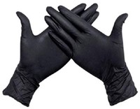 Handschoen Hynex nitril L zwart 5gr extra sterk 100 stuks-2