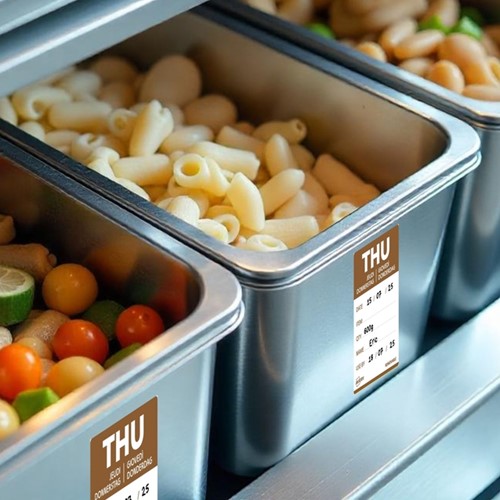 Etiket Avery HACCP donderdag-bruin 40x56mm 500 stuks-3