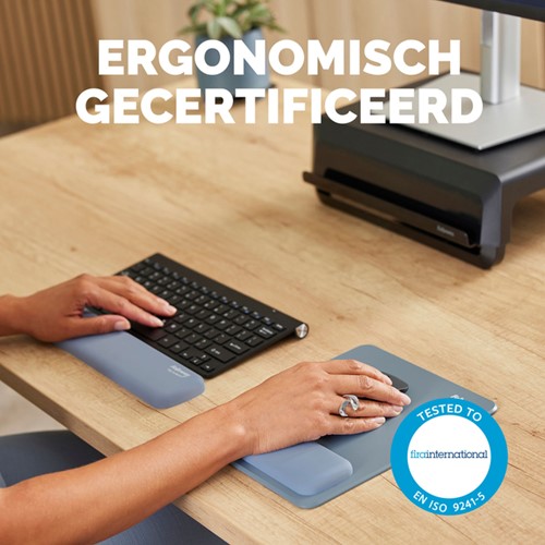 Polssteun Fellowes Breyta compact blauw-4