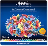 Aquarelpotlood Staedtler Mars Lumograph set à 24 kleuren