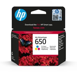 Inktcartridge HP CZ102A 650  3 kleuren