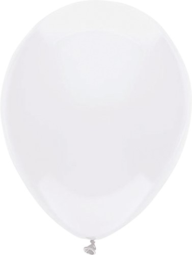 Ballonnen uni wit Ø30cm