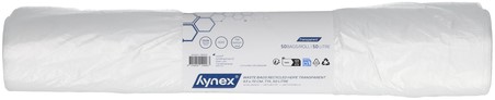 Afvalzak Hynex 63x70cm HDPE recycled T15 50L transparant rol à 50 stuks-1