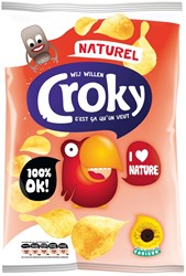 Chips Croky naturel 100gr