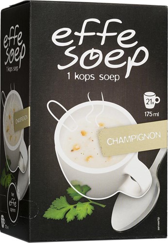 1-kops soep Effe Soep champignon 21x175ml