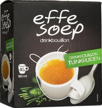 Drinkbouillon Effe Soep tuinkruiden 40x160ml