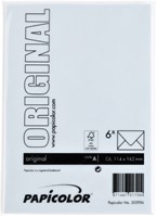 Envelop Papicolor C6 114x162mm babyblauw pak à 6 stuks-3