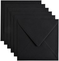 Envelop Papicolor 140x140mm ravenzwart pak à 6 stuks