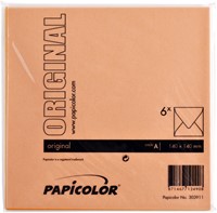 Envelop Papicolor 140x140mm oranje pak à 6 stuks-3