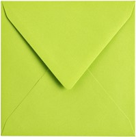 Envelop Papicolor 140x140mm appelgroen pak à 6 stuks-2