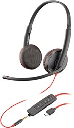 HP Poly Poly Blackwire C3225 Stereo USB-C Headset