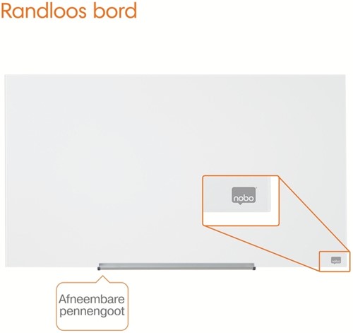 Glasbord Nobo Impression Pro 99,3x55,9cm briljant wit-8