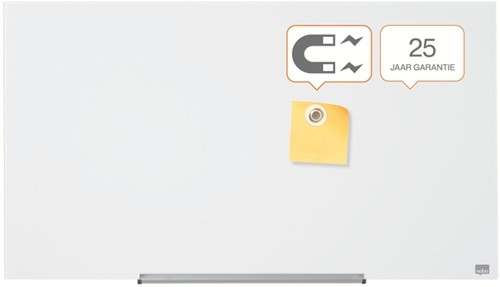 Glasbord Nobo Impresssion Pro 99,3x55,9cm briljant wit-2