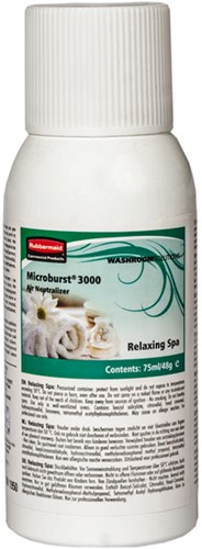 Luchtverfrisser Rubbermaid Microburst 3000 navulling 75ml "Relaxing Spa"