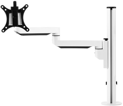 Monitorarm Galaxy Basic Enkel - Wit