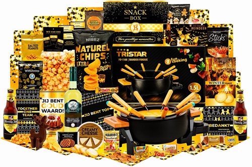 Kerstpakket Culinaire bamboe fondue