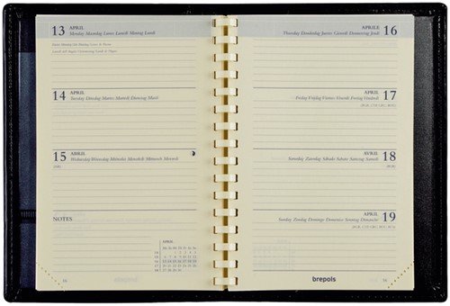 Agenda 2026 Brepols Delta Palermo 7dagen/2pagina's spiraal zwart-2