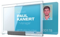 Durable pashouder 8922.19 met blokkering transparant p/10