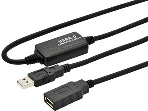 Kabel Digitus USB 2.0 A-A 10m zwart