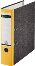 Ordner Leitz 1080 A4 80mm karton gewolkt geel