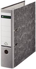 Ordner Leitz 1080 A4 80mm karton gewolkt grijs